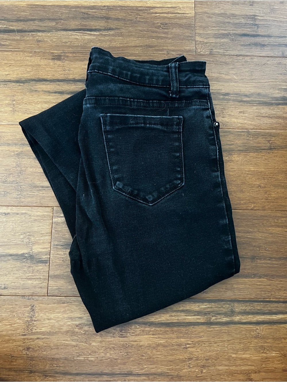 Goodnight Macaroon Black Skinny Jeans
